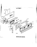 Backguard section