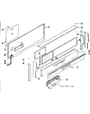Backguard section