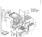 Kenmore 1197217461 body section diagram