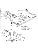 Oven and top burner section