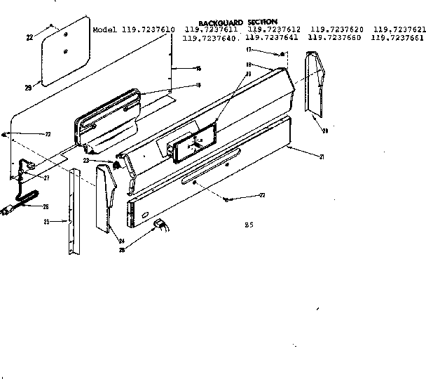 BACKGUARD SECTION