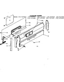 Backguard section