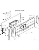 Backguard section