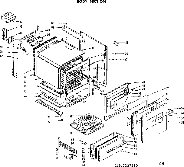 Body section
