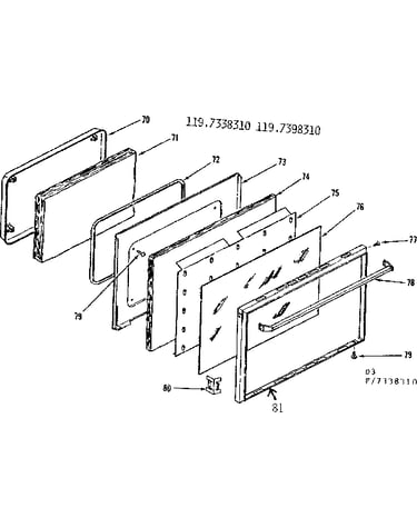 Over door section