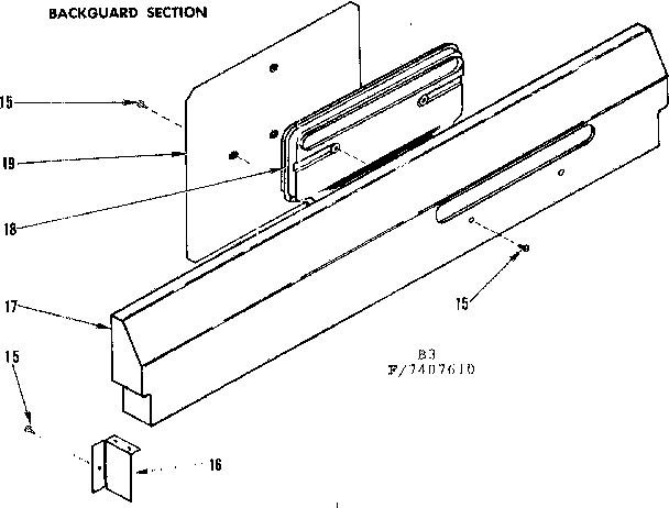 BACKGUARD SECTION