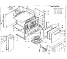 Kenmore 1197407610 body section diagram