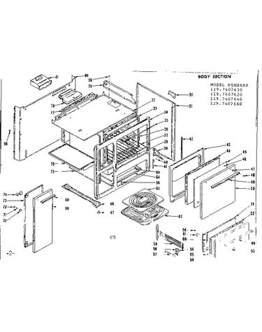 Body section