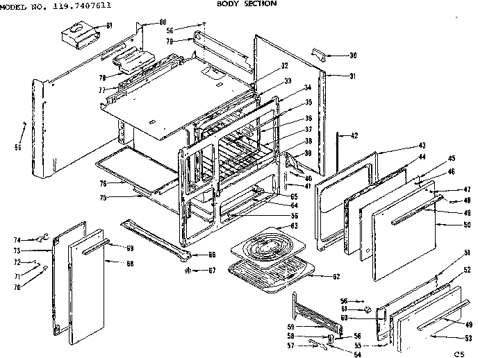 Body section