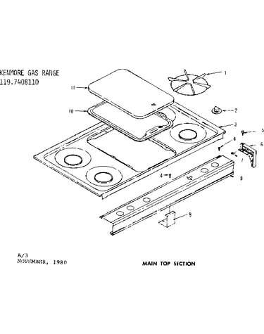 Main top section