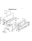 Backguard section