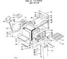 Kenmore 1197408210 body section diagram