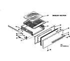Kenmore 1197408211 broiler section diagram