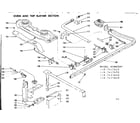 Kenmore 1197417660 oven and top burner section diagram