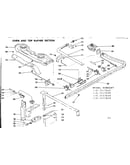 Oven and top burner section