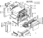Kenmore 1197417612 body section diagram