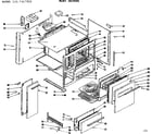 Kenmore 1197417810 body section diagram