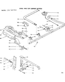 Oven and top burner section