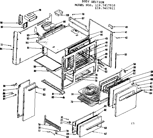 Body section