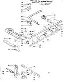 Oven and top burner section