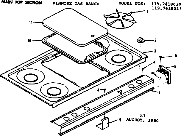 Main top section