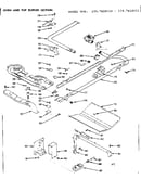 Oven and top burner section