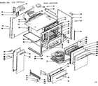 Kenmore 1197427810 body section diagram