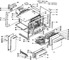 Kenmore 1197427911 body section diagram