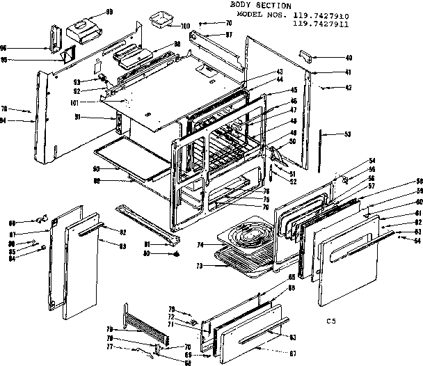 Body section