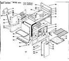 Kenmore 1197428011 body section diagram
