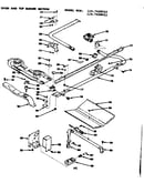 Oven and top burner section