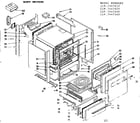 Kenmore 1197447660 body section diagram