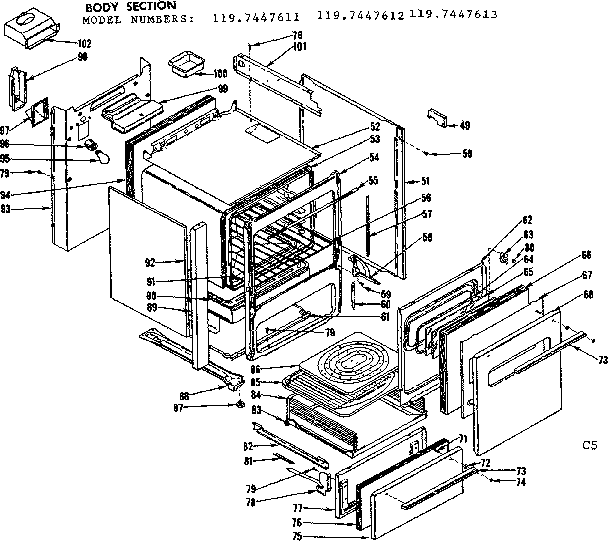 Body section