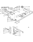 Top and oven burner section