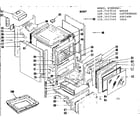 Kenmore 1197457560 body section diagram