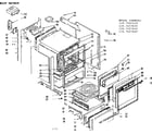 Kenmore 1197457620 body section diagram