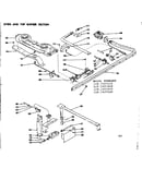 Oven and top burner section