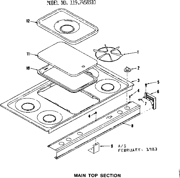 Main top section