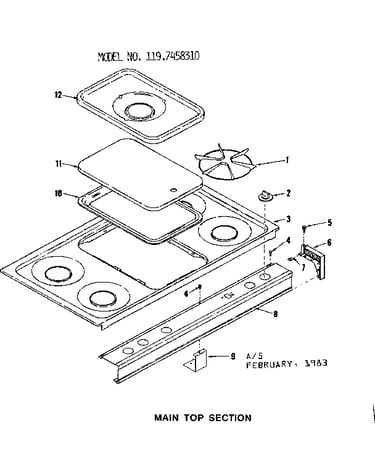 Main top section