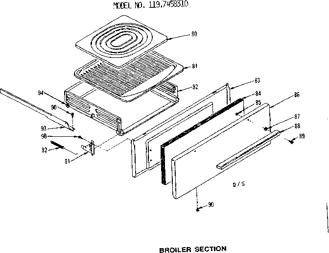 Broiler section