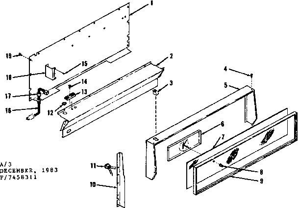 Backguard section