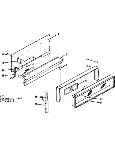 Backguard section
