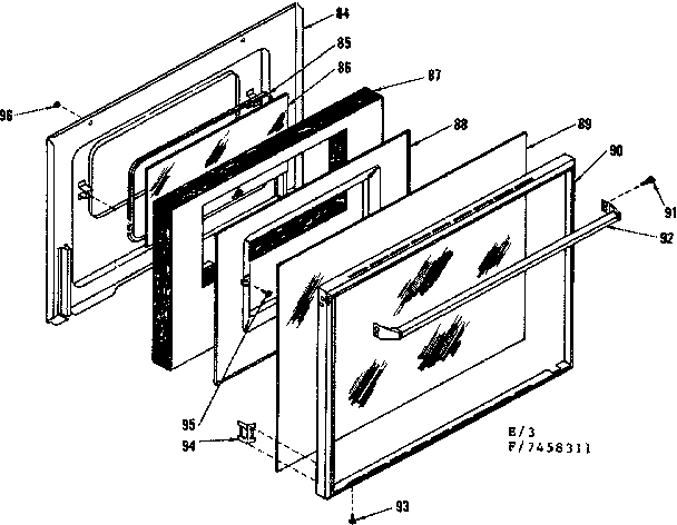 Oven door