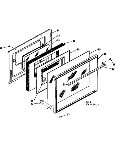 Oven door