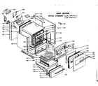 Kenmore 1197467811 body section diagram