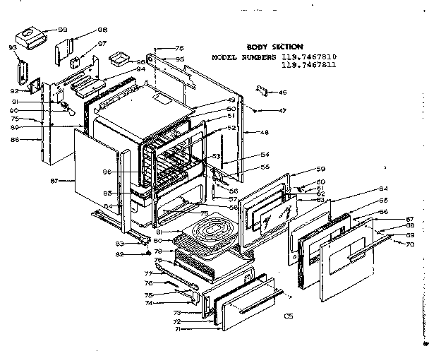 Body section