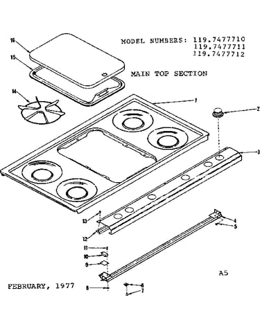Main top section