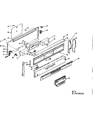 Backguard section