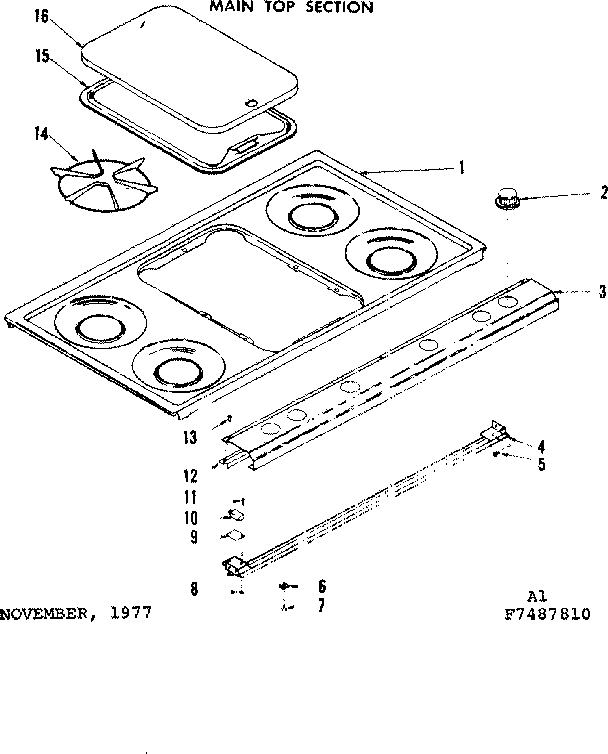 Main top section