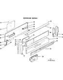 Backguard section